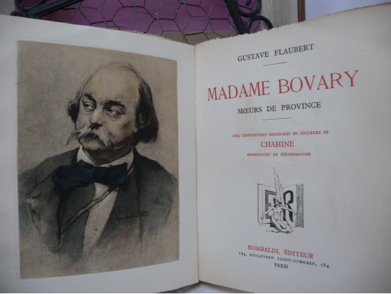 livre MADAME BOVARY imprimé 1935 